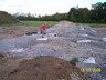 Gravel added to footing levels